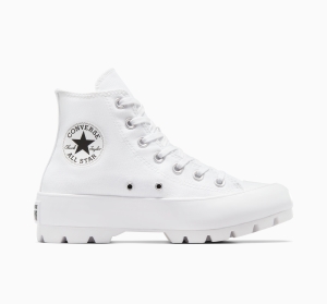Dámské Boty Na Platformy Converse Chuck Taylor All Star Lugged Bílé Černé Bílé | 4169-ZMRIV