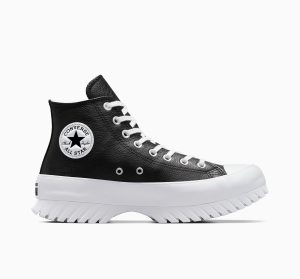Dámské Boty Na Platformy Converse Chuck Taylor All Star Lugged 2.0 Læder Černé Bílé | 5241-LVOZE