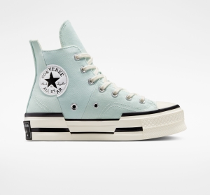 Dámské Boty Na Platformy Converse Chuck 70 Plus Světle Tyrkysové Bílé Bílé | 9071-WHRXI
