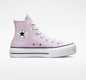 Dámské Boty Na Platformy Converse ​Chuck Taylor All Star Lift Seasonal Color Bílé Černé | 0769-OPRBD