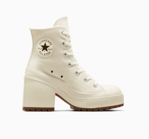 Dámské Boty Na Platformy Converse ​Chuck 70 De Luxe Heel Černé | 2490-LWNQM