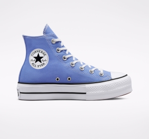 Dámské Boty Na Platformy Converse ​Chuck Taylor All Star Lift Seasonal Color Královská Modrá Černé Bílé | 5248-AWHKF