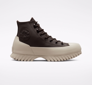 Dámské Boty Na Platformy Converse ​Chuck Taylor All Star Lugged 2.0 Counter Climate Unisex Hnědé Bílé | 9230-HBVPS