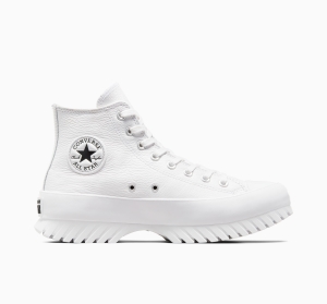Dámské Boty Na Platformy Converse ​Chuck Taylor All Star Lugged 2.0 Læder Bílé Černé | 9704-IJUSM
