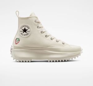 Dámské Boty Na Platformy Converse ​Run Star Hike Embroidered Fruits & Florals Unisex Růžové | 4157-DZRCV