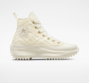 Dámské Boty Na Platformy Converse ​Run Star Hike Daisy Cord Světle Zlaté | 5814-CMPAL