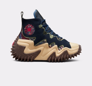 Dámské Boty Na Platformy Converse ​Run Star Motion CX Black Joy Unisex Tmavě | 6890-UEPZK