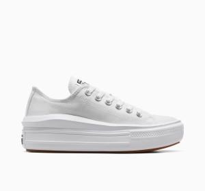 Dámské Nízké Converse ​Chuck Taylor All Star Move Bílé Bílé Bílé | 1435-PCMDO