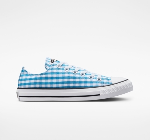 Dámské Nízké Converse ​Chuck Taylor All Star Gingham Blankyt Bílé Černé | 2041-FWPLA