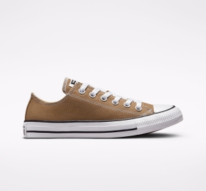 Dámské Nízké Converse ​Chuck Taylor All Star Seasonal Color Unisex Hnědé Bílé Černé | 9042-FITCL