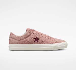Dámské Nízké Converse ​One Star Pro Vintage Semišové Skate Růžové | 5197-NAVIT
