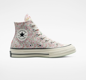 Dámské Vysoké Converse ​Chuck 70 Fruits & Florals Růžové | 2463-NHCDO