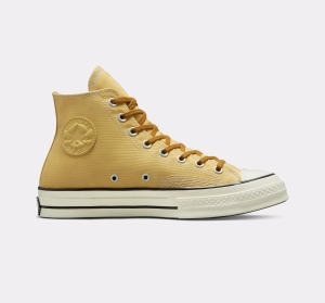 Dámské Vysoké Converse ​Chuck 70 Jungle Cloth Unisex Zlaté Oranžové | 1736-GUSHT