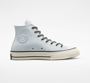 Dámské Vysoké Converse ​Chuck 70 Jungle Cloth Unisex Šedé Bílé | 5467-JZOBG