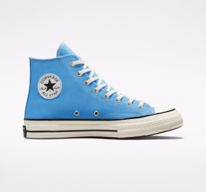 Dámské Vysoké Converse ​Chuck 70 Platene Unisex Blankyt Černé | 7246-YQNDL