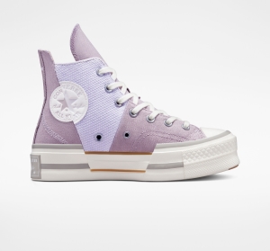 Dámské Vysoké Converse ​Chuck 70 Plus Colorblock Fialové Fialové | 0867-JOUQH