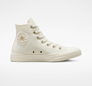 Dámské Vysoké Converse ​Chuck Taylor All Star Festival Florals Světle Zlaté | 1360-SAGUC