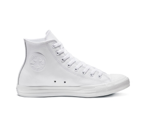 Dámské Vysoké Converse ​Chuck Taylor All Star Læder Unisex Bílé | 3142-OJCMR