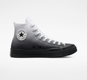 Dámské Vysoké Converse ​Chuck Taylor All Star CX Gradient Unisex Bílé Černé Bílé | 6012-FBIXP