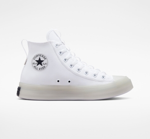 Dámské Vysoké Converse ​Chuck Taylor All Star CX Explore Unisex Bílé Bílé Černé | 6045-BRICN