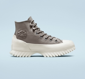 Dámské Vysoké Converse ​Chuck Taylor All Star Lugged Zimní 2.0 Hummus/Hummus/Egret | 7935-YMCPO