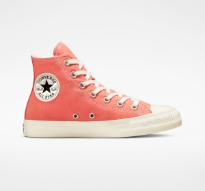 Dámské Vysoké Converse ​Chuck Taylor All Star Floral Embroidery Černé | 9035-MDRZJ