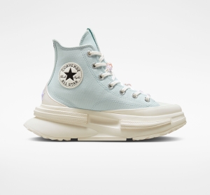 Dámské Vysoké Converse ​Run Star Legacy CX DIY Beads Světle Tyrkysové Bílé Světle Tyrkysové Bílé | 5732-LTRSO