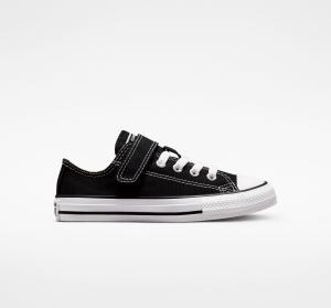 Dětské Nízké Converse ​Chuck Taylor All Star Easy-On Little Kids Černé Béžový Bílé | 4106-AYPXQ