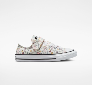 Dětské Nízké Converse ​Chuck Taylor All Star Easy-On Under The Sea Little Kids Bílé Růžové | 5478-CRZIG