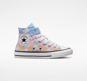 Dětské Vysoké Converse ​Chuck Taylor All Star Easy-On Cloud Gazer Little Kids Blankyt Růžové | 1798-NSHPO