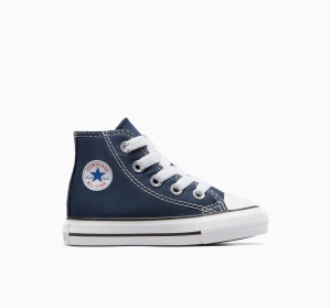 Dětské Vysoké Converse ​Chuck Taylor All Star Classic Toddler Tmavě Blankyt | 6137-SQJBF