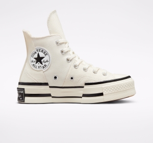 Pánské Boty Na Platformy Converse ​Chuck 70 Plus Unisex Černé | 4015-MUTDR
