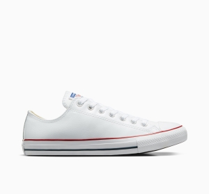 Pánské Nízké Converse ​Chuck Taylor All Star Læder Unisex Bílé | 1950-SKEQI