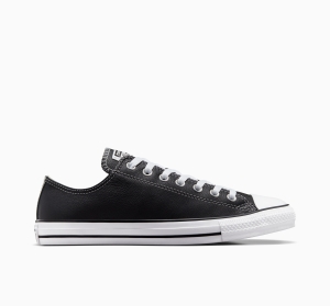 Pánské Nízké Converse ​Chuck Taylor All Star Læder Unisex Černé | 5087-JQOVA