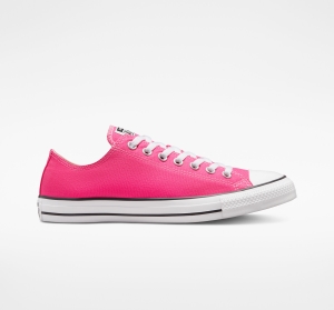 Pánské Nízké Converse ​Chuck Taylor All Star Seasonal Color Unisex Růžové Bílé Černé | 5807-XZPRY