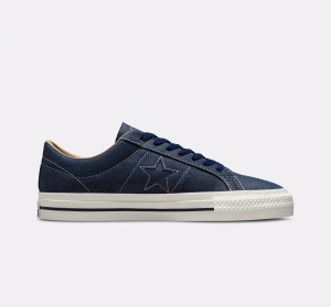 Pánské Nízké Converse ​One Star Pro Denim Skate Tmavě Blankyt Tmavě Blankyt | 6845-YLZNO