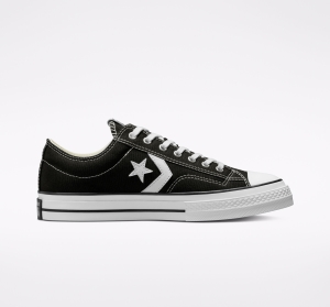Pánské Nízké Converse ​Star Player 76 Unisex Černé Bílé Černé | 8169-XMWPN