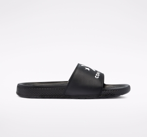 Pánské Slip On Converse ​All Star Pantofle Unisex Sandal Černé Bílé Černé | 6809-RYCPV