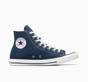 Pánské Vysoké Converse Chuck Taylor All Star Navy Blue Tmavě Blankyt | 3421-MBSQA