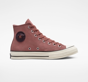 Pánské Vysoké Converse ​Chuck 70 Semišové Unisex Černé | 8523-WZBTN