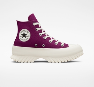 Pánské Vysoké Converse ​Chuck Taylor All Star Lugged 2.0 Seasonal Color Unisex Fialové Černé | 3204-XDFLC