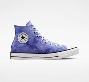 Pánské Vysoké Converse ​Chuck Taylor All Star Sun Washed Textilní Unisex Bílé | 8245-TLGPF