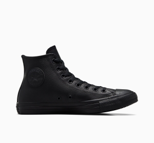 Pánské Vysoké Converse ​Chuck Taylor All Star Læder Unisex Černé | 9751-BYPVZ