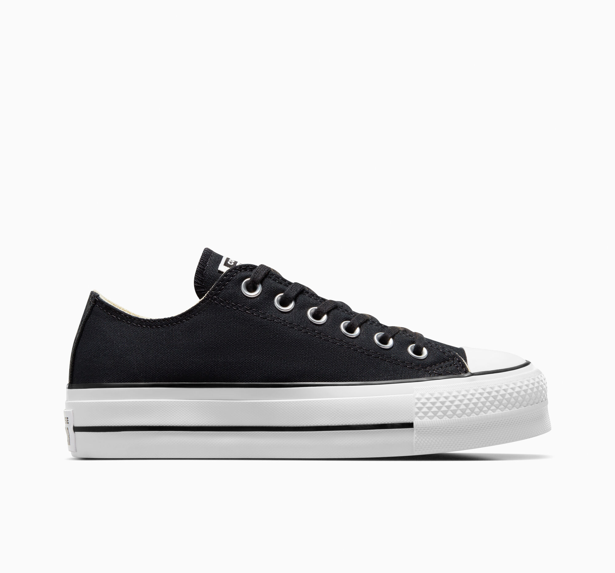 Dámské Boty Na Platformy Converse Chuck Taylor All Star Lift Platene Černé Bílé Bílé | 3258-ZCGWR