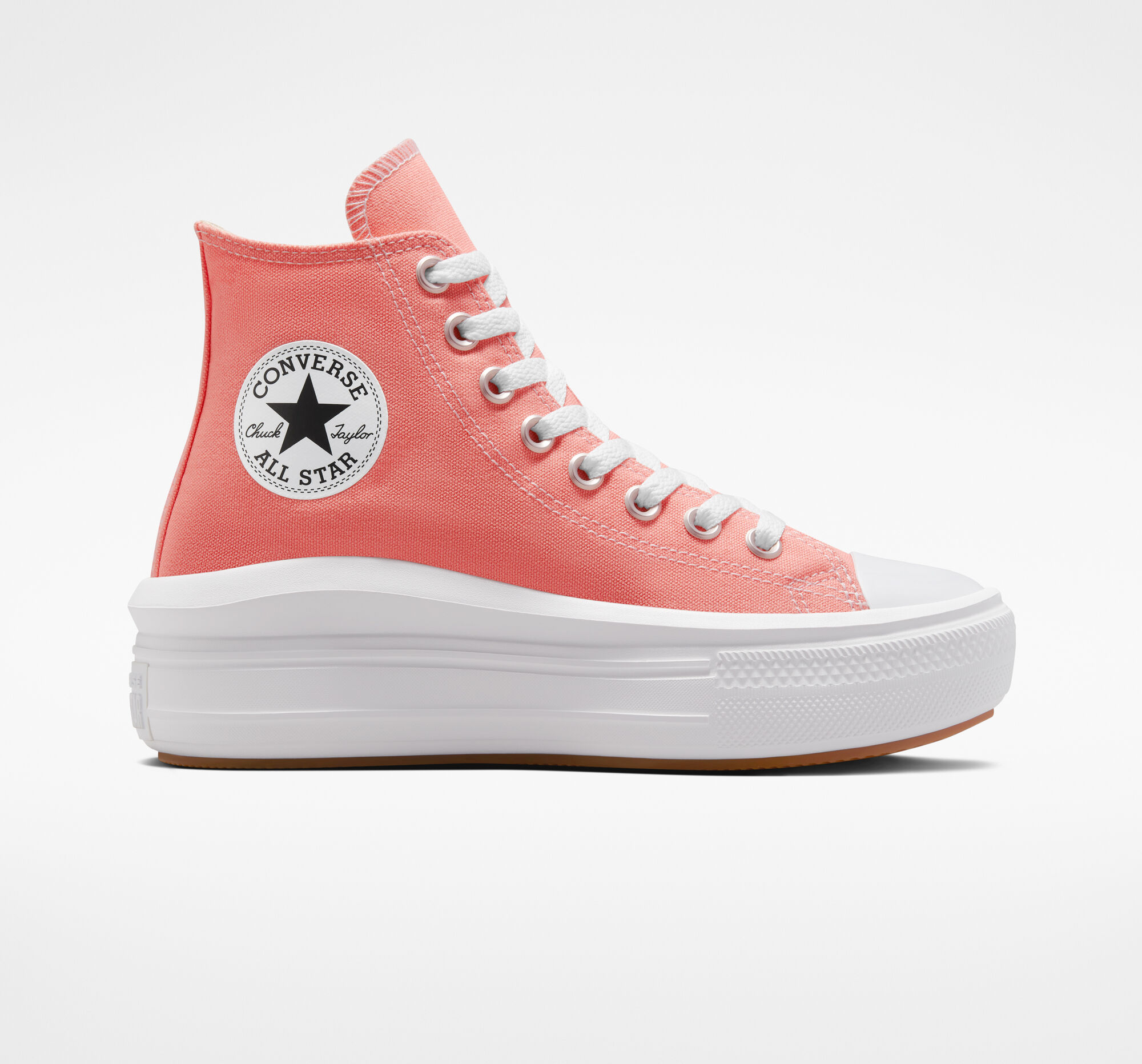 Dámské Boty Na Platformy Converse Chuck Taylor All Star Move Bílé Bílé | 9327-WDMEY