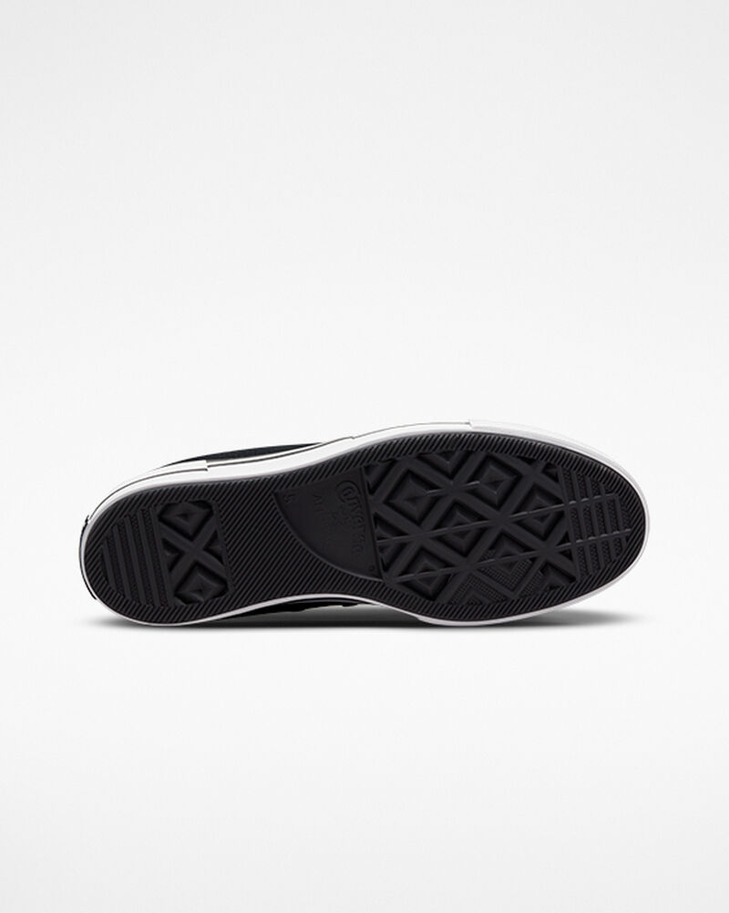 Dámské Boty Na Platformy Converse ​Chuck Taylor All Star Lift Outline Černé Bílé Černé | 1647-UWOGV