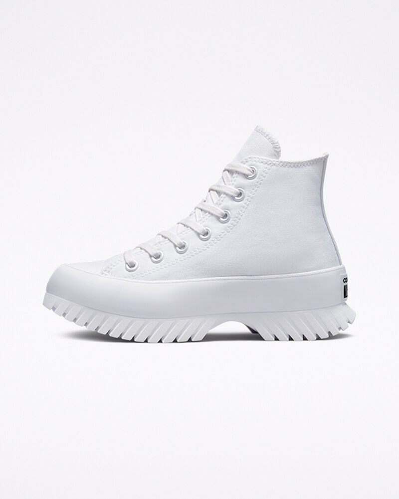 Dámské Boty Na Platformy Converse ​Chuck Taylor All Star Lugged 2.0 Bílé Černé | 2406-YCXMZ