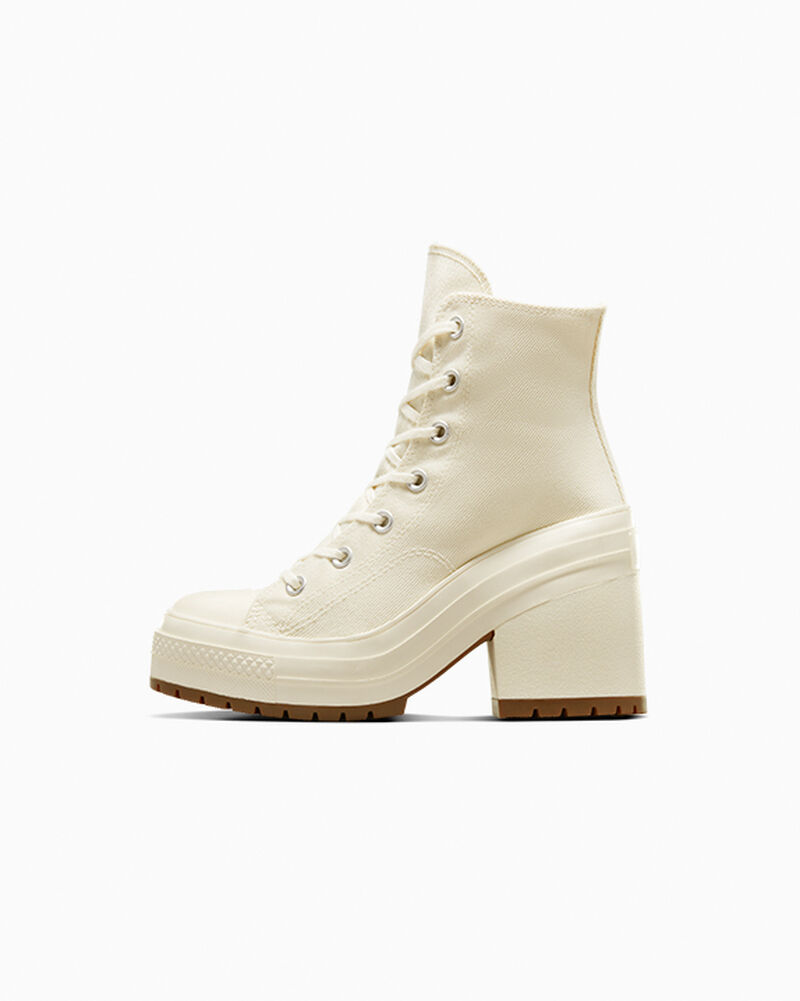 Dámské Boty Na Platformy Converse ​Chuck 70 De Luxe Heel Černé | 2490-LWNQM