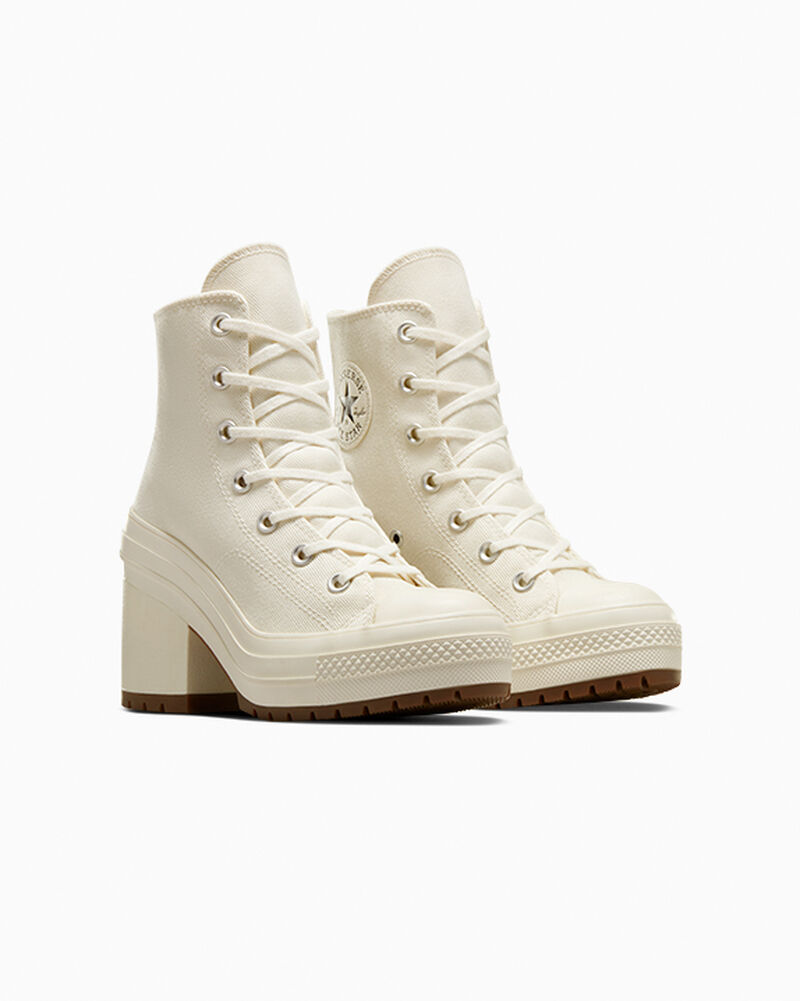Dámské Boty Na Platformy Converse ​Chuck 70 De Luxe Heel Černé | 2490-LWNQM