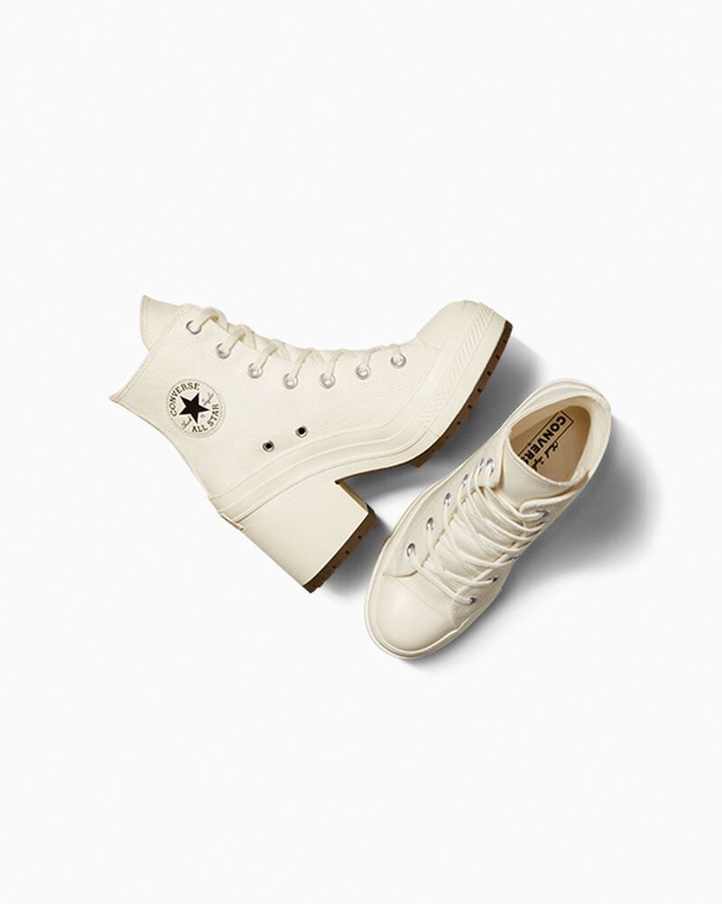 Dámské Boty Na Platformy Converse ​Chuck 70 De Luxe Heel Černé | 2490-LWNQM